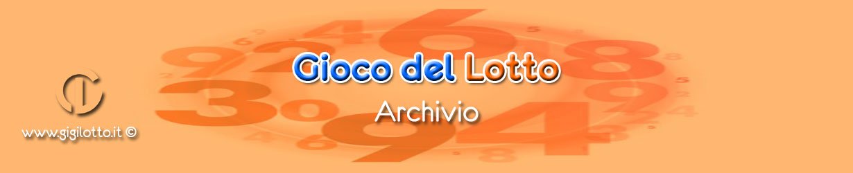 Archivio Lotto 2022 GiGi LoTTo