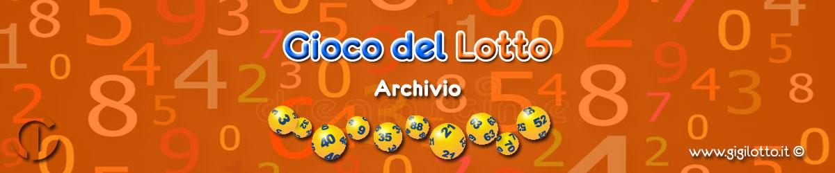 Archivio Lotto di Maggio 2022 GiGi LoTTo